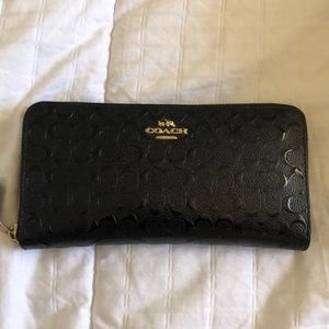 Authentic Black Coach wallet